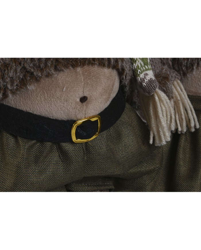 Decorazione Natalizia Home ESPRIT Marrone Verde Renna 25 x 15 x 55 cm (2 Unità)