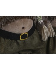 Decorazione Natalizia Home ESPRIT Marrone Verde Renna 25 x 15 x 55 cm (2 Unità)