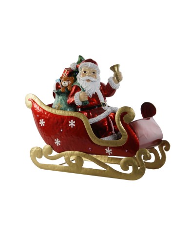 Decorazione Natalizia Home ESPRIT Rosso Multicolore Babbo Natale 64 x 26 x 60 cm