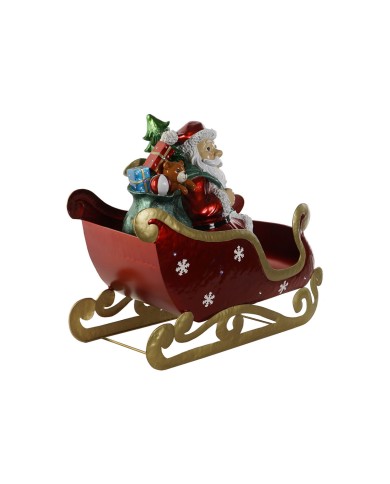 Decorazione Natalizia Home ESPRIT Rosso Multicolore Babbo Natale 64 x 26 x 60 cm