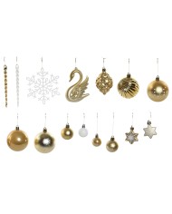 Palle di Natale Home ESPRIT Dorato Polietilene 28 x 7 x 40 cm (70 piezas) Palle di Natale Home ESPRIT Dorato Polietilene 28 x 7 x 40 cm (70 piezas)