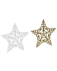 Palle di Natale Home ESPRIT Dorato Polietilene 28 x 6 x 24 cm (55 Pezzi)