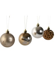 Palle di Natale Home ESPRIT Bronce Polietilene 16 x 16 x 26 cm (25 Pezzi) Palle di Natale Home ESPRIT Bronce Polietilene 16 x 16 x 26 cm (25 Pezzi)