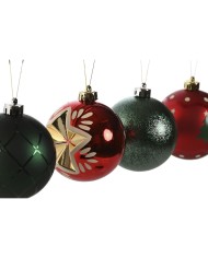 Palle di Natale Home ESPRIT Rosso Dorato Polietilene 32,5 x 8 x 32,5 cm (16 Pezzi) Palle di Natale Home ESPRIT Rosso Dorato Polietilene 32,5 x 8 x 32,5 cm (16 Pezzi)