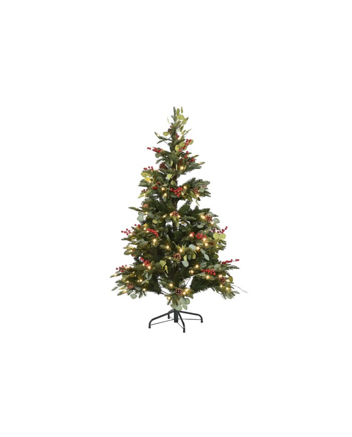 Albero di Natale Home ESPRIT Rosso Verde PVC Metallo 95 x 95 x 150 cm