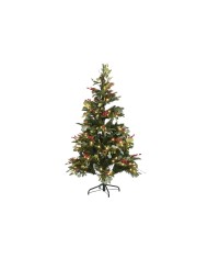 Albero di Natale Home ESPRIT Rosso Verde PVC Metallo 95 x 95 x 150 cm