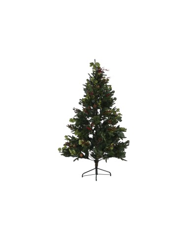 Albero di Natale Home ESPRIT Rosso Verde PVC Metallo 115 x 115 x 180 cm Albero di Natale Home ESPRIT Rosso Verde PVC Metallo 115 x 115 x 180 cm