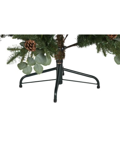 Albero di Natale Home ESPRIT Rosso Verde PVC Metallo 95 x 95 x 150 cm Albero di Natale Home ESPRIT Rosso Verde PVC Metallo 95 x 95 x 150 cm