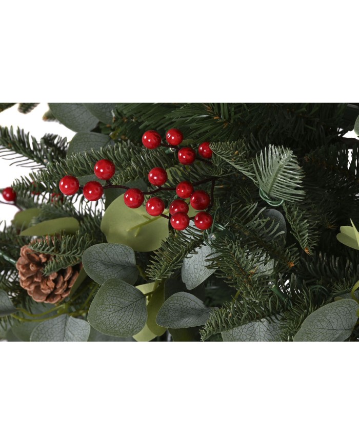 Albero di Natale Home ESPRIT Rosso Verde PVC Metallo 95 x 95 x 150 cm