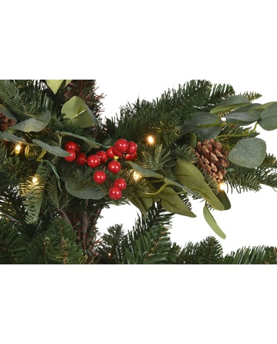 Albero di Natale Home ESPRIT Rosso Verde PVC Metallo 95 x 95 x 150 cm Albero di Natale Home ESPRIT Rosso Verde PVC Metallo 95 x 95 x 150 cm