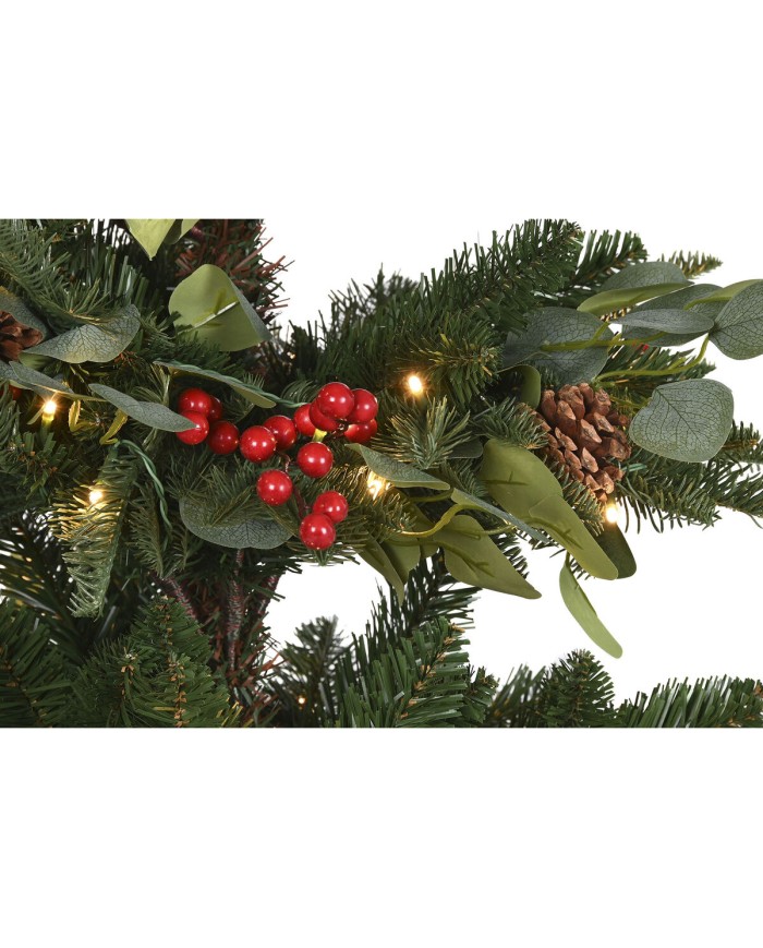 Albero di Natale Home ESPRIT Rosso Verde PVC Metallo 95 x 95 x 150 cm