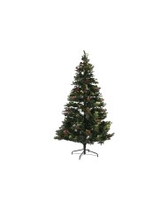 Albero di Natale Home ESPRIT Rosso Verde PVC Metallo 129 x 129 x 210 cm Albero di Natale Home ESPRIT Rosso Verde PVC Metallo 129 x 129 x 210 cm