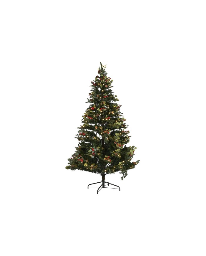 Albero di Natale Home ESPRIT Rosso Verde PVC Metallo 144 x 144 x 240 cm