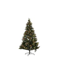 Albero di Natale Home ESPRIT Rosso Verde PVC Metallo 144 x 144 x 240 cm