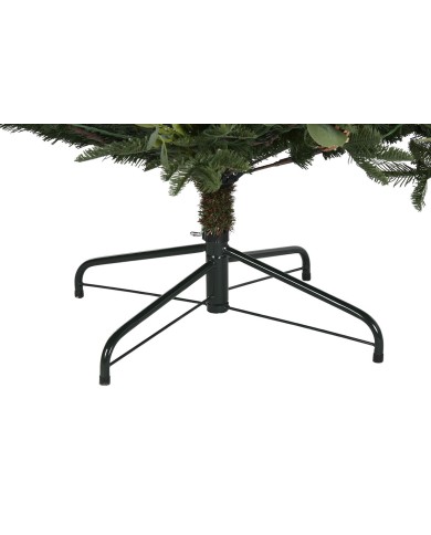 Albero di Natale Home ESPRIT Rosso Verde PVC Metallo 144 x 144 x 240 cm