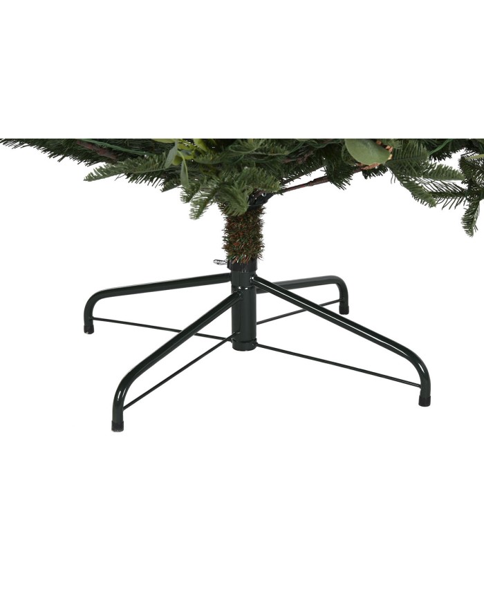 Albero di Natale Home ESPRIT Rosso Verde PVC Metallo 144 x 144 x 240 cm