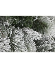 Albero di Natale Home ESPRIT Verde PVC Metallo Nevoso 96 x 96 x 150 cm