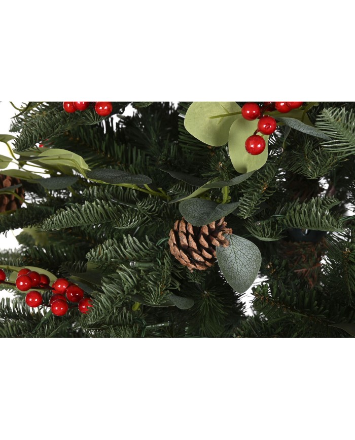 Albero di Natale Home ESPRIT Rosso Verde PVC Metallo 144 x 144 x 240 cm