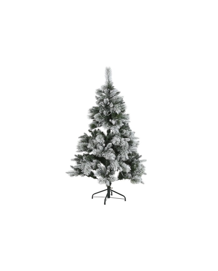 Albero di Natale Home ESPRIT Verde PVC Metallo Nevoso 96 x 96 x 150 cm