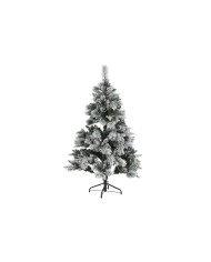 Albero di Natale Home ESPRIT Verde PVC Metallo Nevoso 96 x 96 x 150 cm