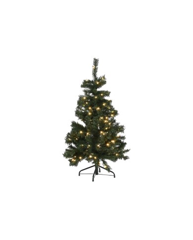 Albero di Natale Home ESPRIT Verde PVC Metallo 76 x 76 x 120 cm