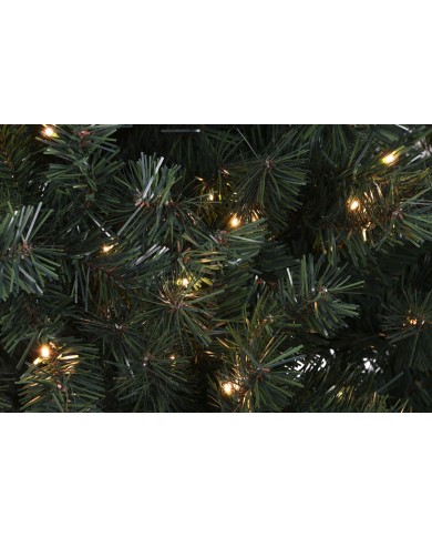 Albero di Natale Home ESPRIT Verde PVC Metallo 132 x 132 x 210 cm
