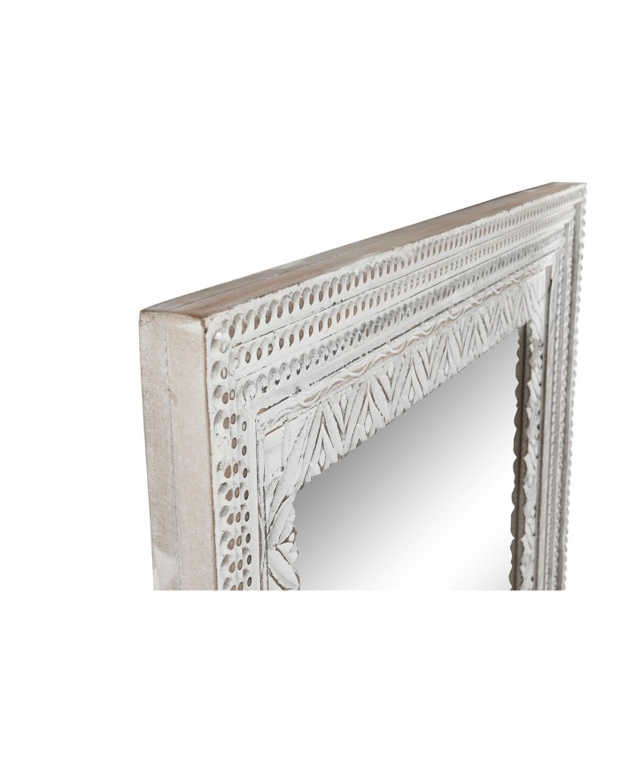 Specchio da parete Home ESPRIT Bianco Indiano Decapaggio 87 x 4 x 175 cm