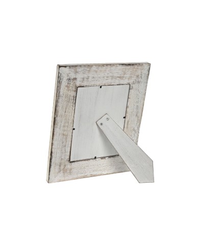 Cornice Portafoto Home ESPRIT Bianco Naturale Cristallo Legno di mango Fiore Indiano 26,5 x 2 x 31,5 cm Cornice Portafoto Home ESPRIT Bianco Naturale Cristallo Legno di mango Fiore Indiano 26,5 x 2 x 31,5 cm