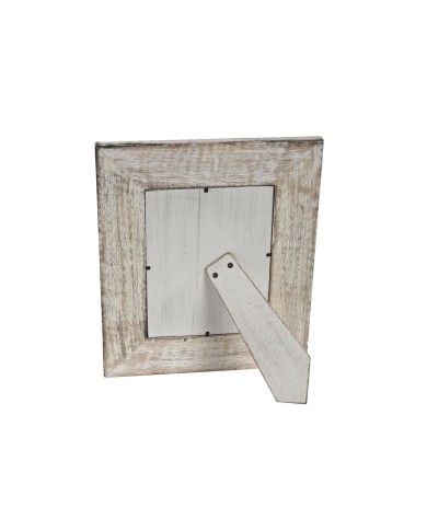 Cornice Portafoto Home ESPRIT Bianco Naturale Cristallo Legno di mango Indiano 26,5 x 2 x 31,5 cm Cornice Portafoto Home ESPRIT Bianco Naturale Cristallo Legno di mango Indiano 26,5 x 2 x 31,5 cm