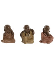 Statua Decorativa Home ESPRIT Arancio Corallo Lime Resina Frate Orientale 8 x 5,5 x 12,7 cm (3 Unità) Statua Decorativa Home ESPRIT Arancio Corallo Lime Resina Frate Orientale 8 x 5,5 x 12,7 cm (3 Unità)