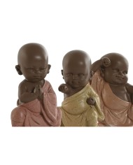 Statua Decorativa Home ESPRIT Arancio Corallo Lime Resina Frate Orientale 8 x 5,5 x 12,7 cm (3 Unità) Statua Decorativa Home ESPRIT Arancio Corallo Lime Resina Frate Orientale 8 x 5,5 x 12,7 cm (3 Unità)