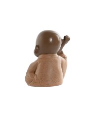 Statua Decorativa Home ESPRIT Arancio Corallo Lime Resina Frate Orientale 10 x 7 x 11 cm (3 Unità) Statua Decorativa Home ESPRIT Arancio Corallo Lime Resina Frate Orientale 10 x 7 x 11 cm (3 Unità)