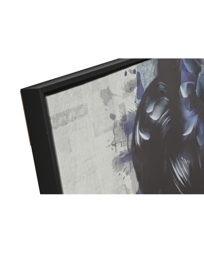 Quadro Home ESPRIT Azzurro Nero Orientale 103 x 4 x 143 cm