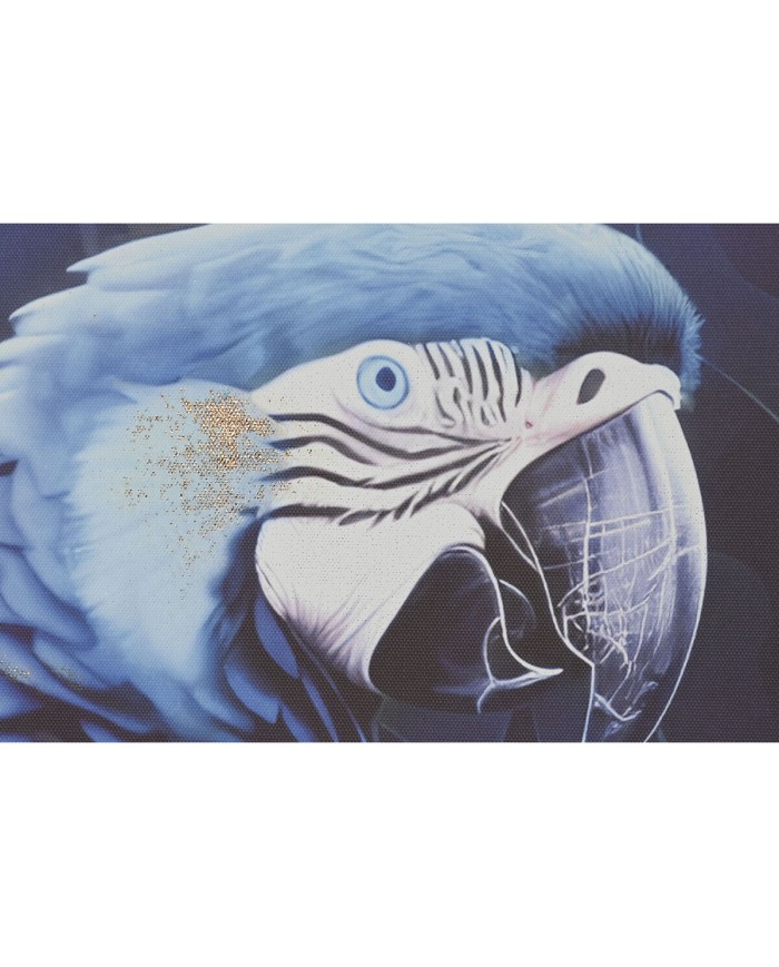 Quadro Home ESPRIT Azzurro Nero Dorato Pappagallo Tropicale 83 x 4 x 123 cm (2 Unità) Quadro Home ESPRIT Azzurro Nero Dorato Pappagallo Tropicale 83 x 4 x 123 cm (2 Unità)