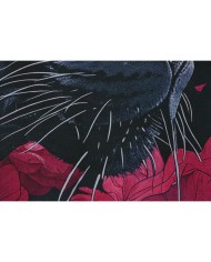 Quadro Home ESPRIT Nero Rosa 83 x 4 x 123 cm (2 Unità)