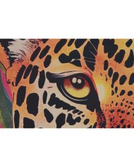Quadro Home ESPRIT Leopardo Tropicale 83 x 3,8 x 123 cm (2 Unità)