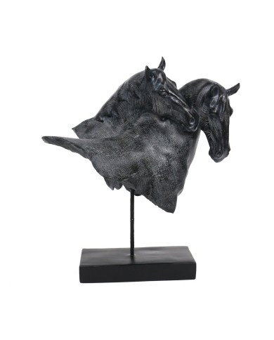 Statua Decorativa Home ESPRIT Resina Cavalli 41,5 x 21,5 x 47 cm