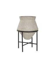 Vaso Home ESPRIT Nero Metallo 34,5 x 34,5 x 57 cm Vaso Home ESPRIT Nero Metallo 34,5 x 34,5 x 57 cm
