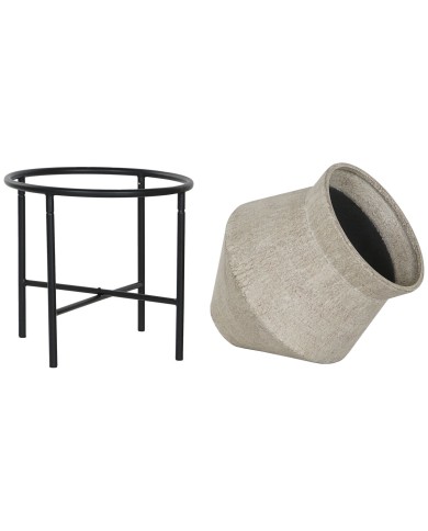 Vaso Home ESPRIT Metallo Magnesio 32,5 x 32,5 x 50 cm Vaso Home ESPRIT Metallo Magnesio 32,5 x 32,5 x 50 cm