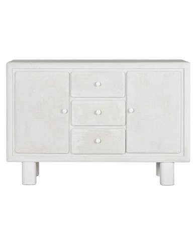 Credenza Home ESPRIT Bianco Abete Legno MDF 120 x 38 x 80 cm