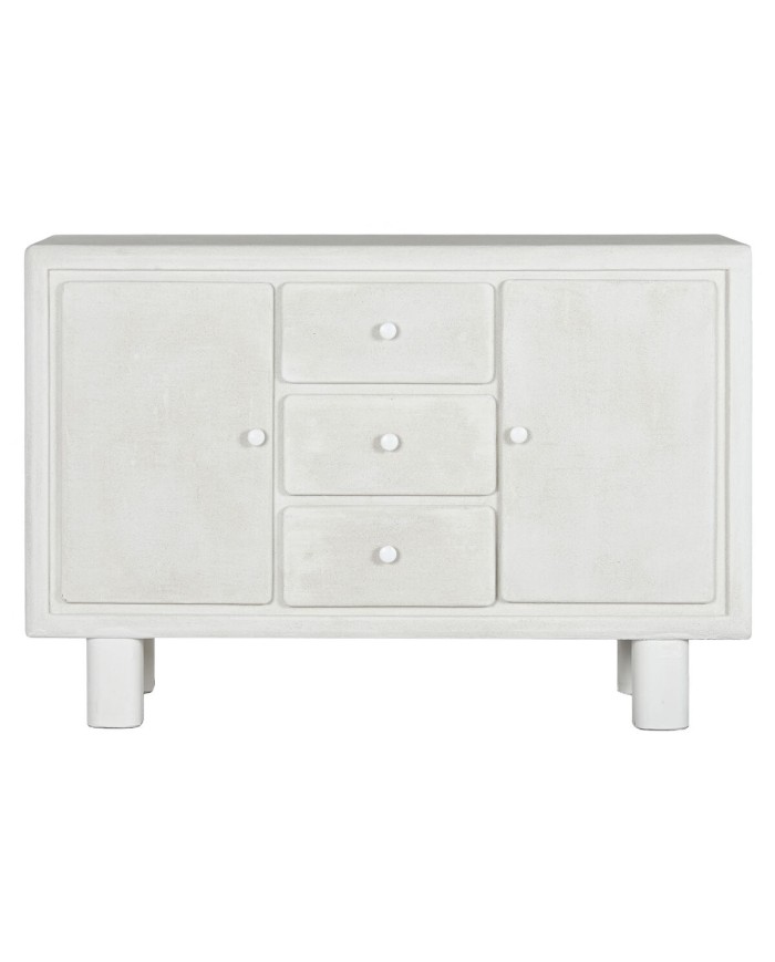 Credenza Home ESPRIT Bianco Abete Legno MDF 120 x 38 x 80 cm Credenza Home ESPRIT Bianco Abete Legno MDF 120 x 38 x 80 cm
