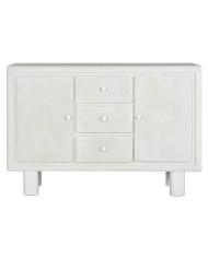 Credenza Home ESPRIT Bianco Abete Legno MDF 120 x 38 x 80 cm Credenza Home ESPRIT Bianco Abete Legno MDF 120 x 38 x 80 cm