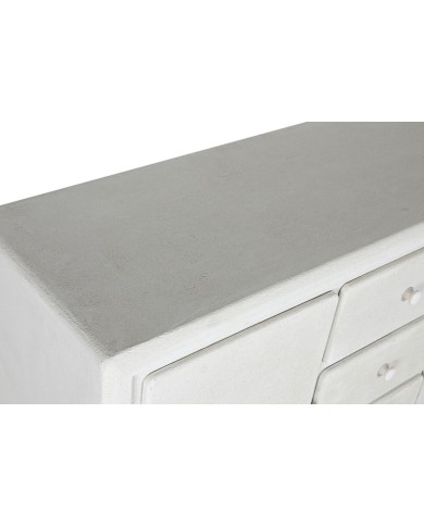 Credenza Home ESPRIT Bianco Abete Legno MDF 120 x 38 x 80 cm