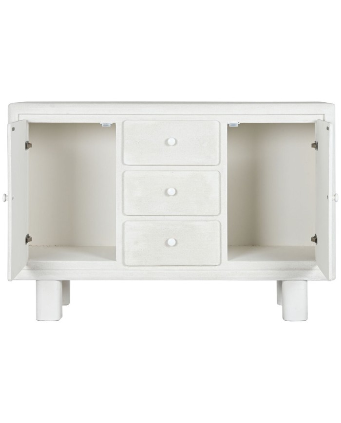 Credenza Home ESPRIT Bianco Abete Legno MDF 120 x 38 x 80 cm Credenza Home ESPRIT Bianco Abete Legno MDF 120 x 38 x 80 cm