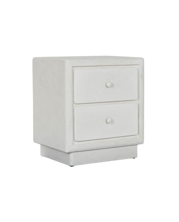 Comodino Home ESPRIT Bianco 48 x 36 x 53 cm Comodino Home ESPRIT Bianco 48 x 36 x 53 cm