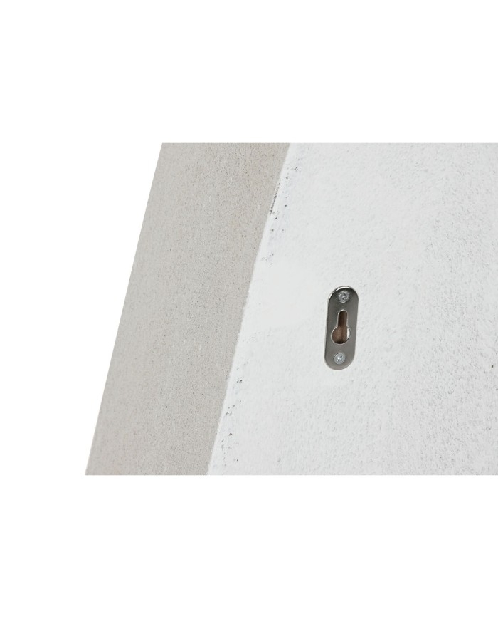 Scaffale Home ESPRIT Bianco Legno MDF 100 x 18 x 100 cm Da muro