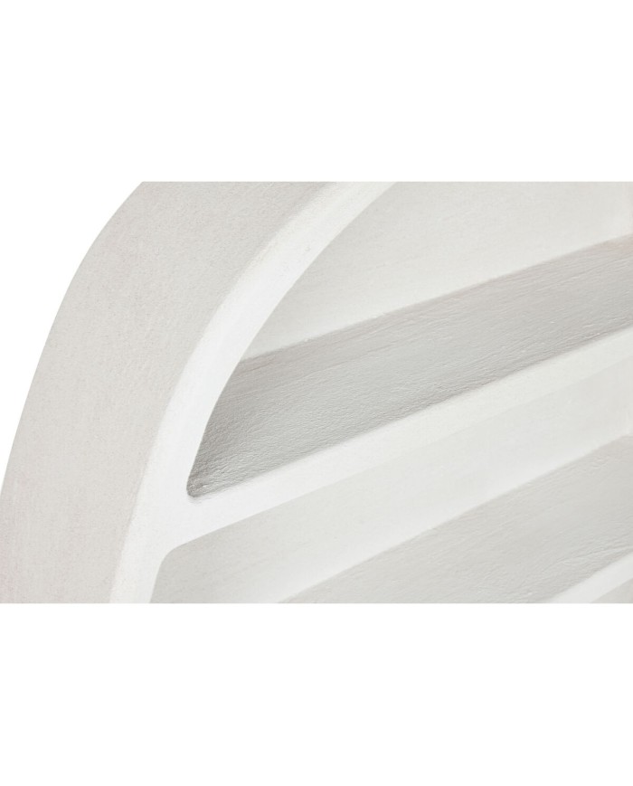 Scaffale Home ESPRIT Bianco Legno MDF 100 x 18 x 100 cm Da muro