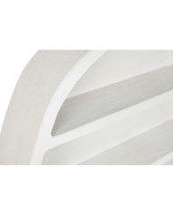 Scaffale Home ESPRIT Bianco Legno MDF 100 x 18 x 100 cm Da muro