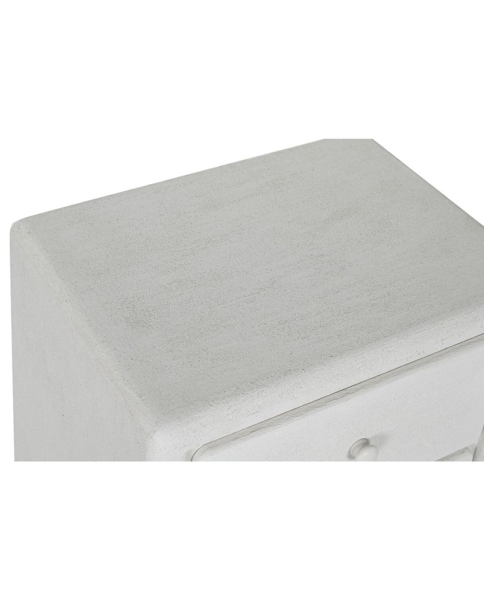 Comodino Home ESPRIT Bianco 48 x 36 x 53 cm Comodino Home ESPRIT Bianco 48 x 36 x 53 cm