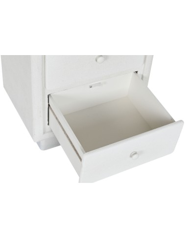 Comodino Home ESPRIT Bianco 48 x 36 x 53 cm